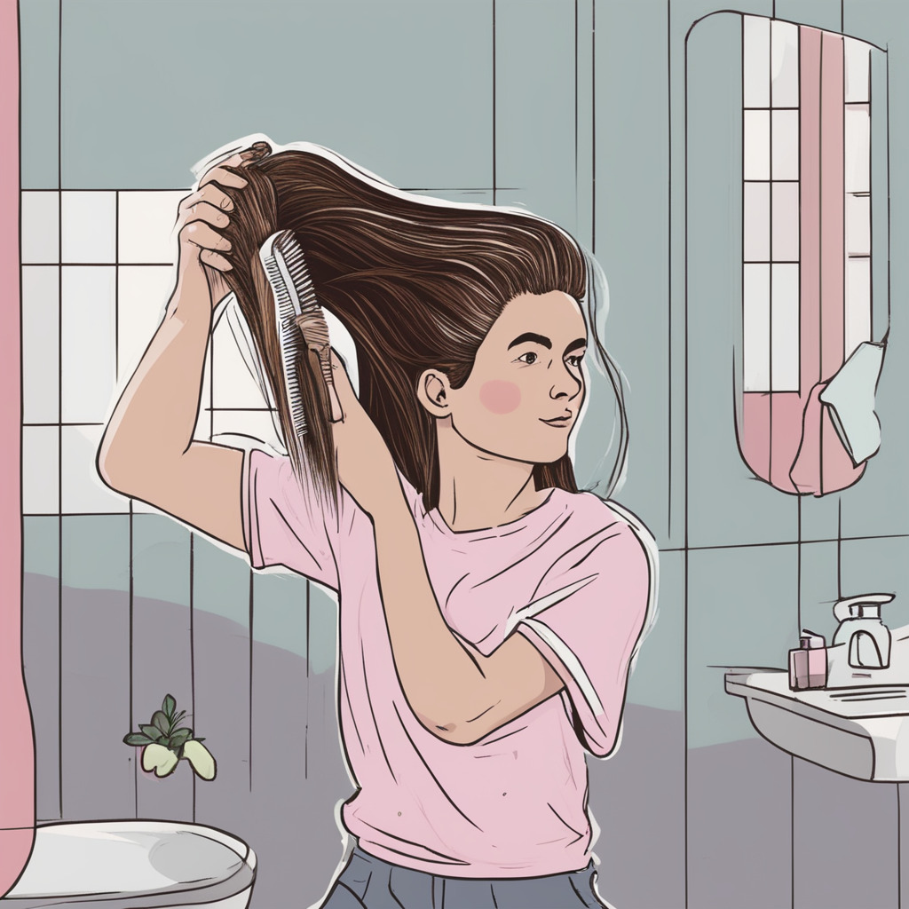 hair-brushing