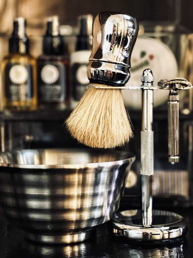 mens grooming, shaving tools