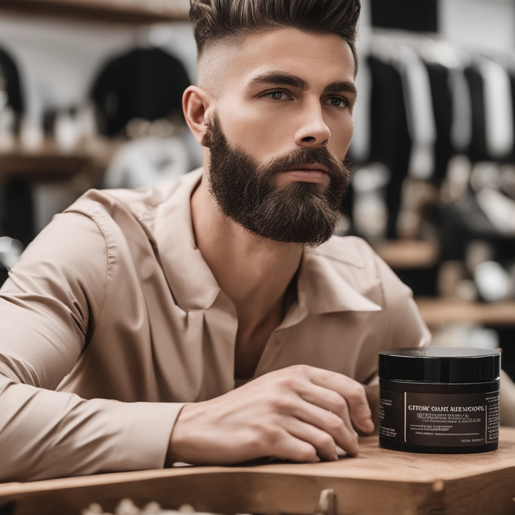 men grooming wax